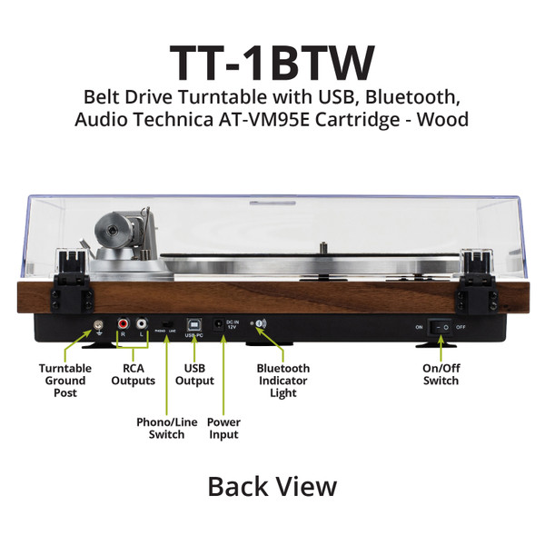 Dayton Audio TT-1BTW